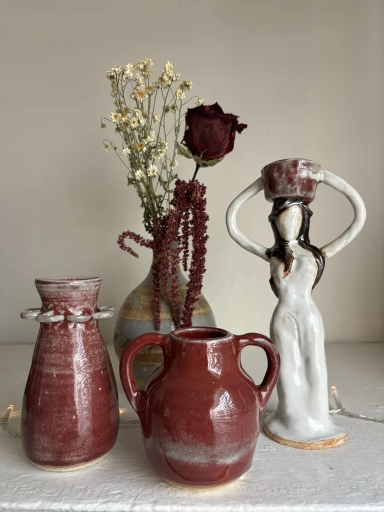 Red ceramic collection