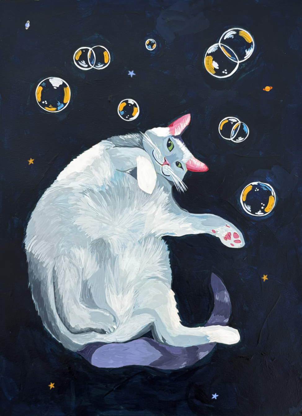 Joey, gouache on paper
